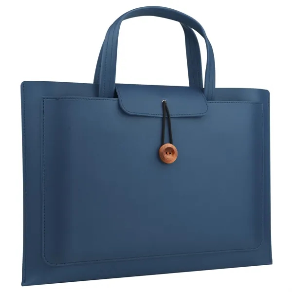 PU Leather Laptop Sleeve Case Briefcase - PU Leather Laptop Sleeve Case Briefcase - Image 4 of 11