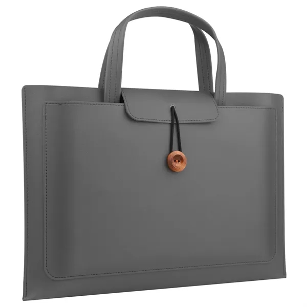 PU Leather Laptop Sleeve Case Briefcase - PU Leather Laptop Sleeve Case Briefcase - Image 5 of 11