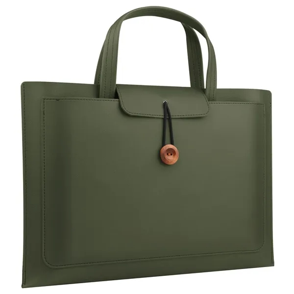 PU Leather Laptop Sleeve Case Briefcase - PU Leather Laptop Sleeve Case Briefcase - Image 6 of 11