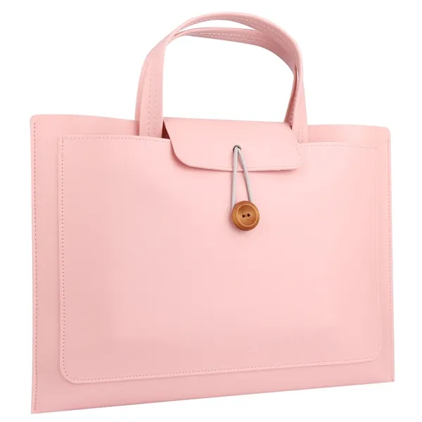 PU Leather Laptop Sleeve Case Briefcase - PU Leather Laptop Sleeve Case Briefcase - Image 8 of 11