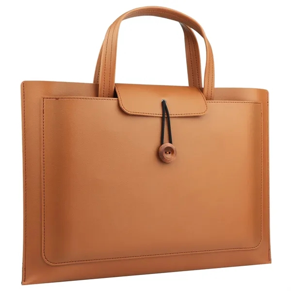 PU Leather Laptop Sleeve Case Briefcase - PU Leather Laptop Sleeve Case Briefcase - Image 9 of 11