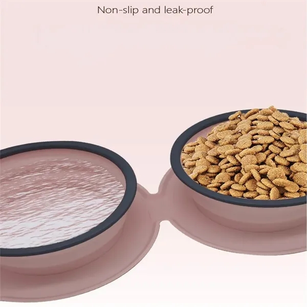 Portable Cat And Dog Silicone Folding Bowl Pet Supplies - Portable Cat And Dog Silicone Folding Bowl Pet Supplies - Image 6 of 7