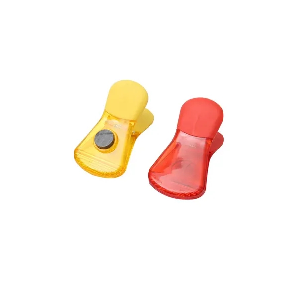 6 Pack Random Color Refrigerator Magnet Clips - 6 Pack Random Color Refrigerator Magnet Clips - Image 3 of 4
