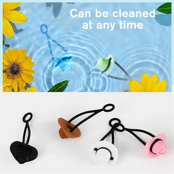 Tumbler Straw Topper Cowboy Hat Covers Cap - Tumbler Straw Topper Cowboy Hat Covers Cap - Image 3 of 11