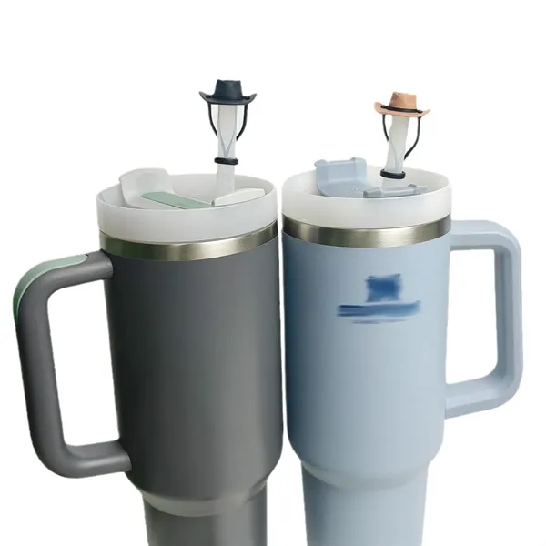 Tumbler Straw Topper Cowboy Hat Covers Cap - Tumbler Straw Topper Cowboy Hat Covers Cap - Image 4 of 11