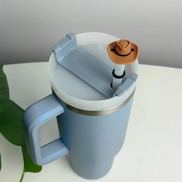 Tumbler Straw Topper Cowboy Hat Covers Cap - Tumbler Straw Topper Cowboy Hat Covers Cap - Image 5 of 11