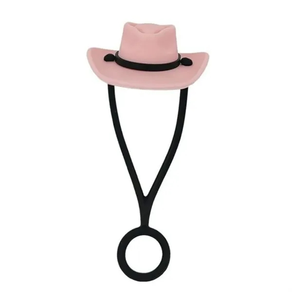 Tumbler Straw Topper Cowboy Hat Covers Cap - Tumbler Straw Topper Cowboy Hat Covers Cap - Image 8 of 11