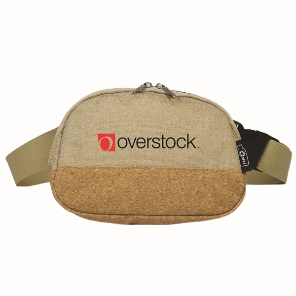 Sustainable Cork & RPET Everywhere Belt Bag / Fanny Pack - Sustainable Cork & RPET Everywhere Belt Bag / Fanny Pack - Image 6 of 7