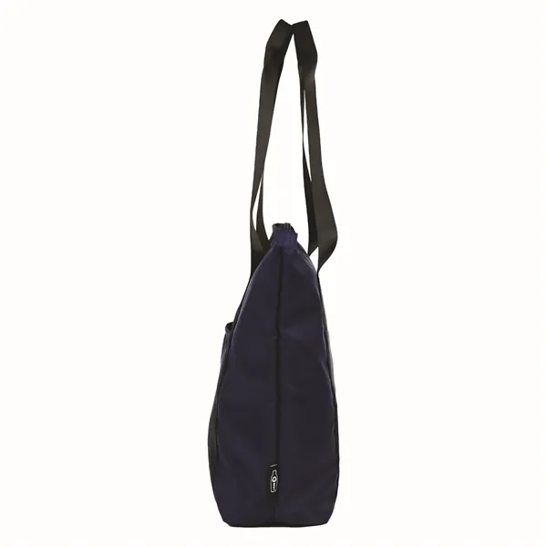 Sustainable RPET Tote with Zipper - Sustainable RPET Tote with Zipper - Image 1 of 15