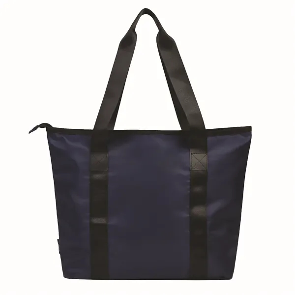 Sustainable RPET Tote with Zipper - Sustainable RPET Tote with Zipper - Image 2 of 15