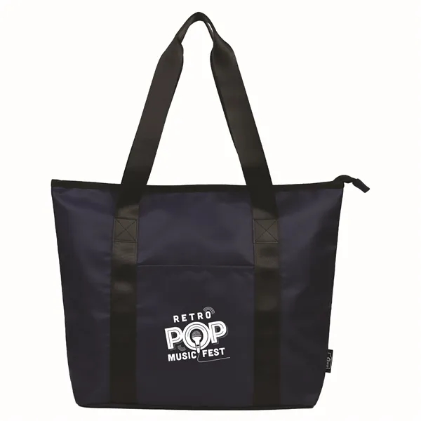 Sustainable RPET Tote with Zipper - Sustainable RPET Tote with Zipper - Image 10 of 15