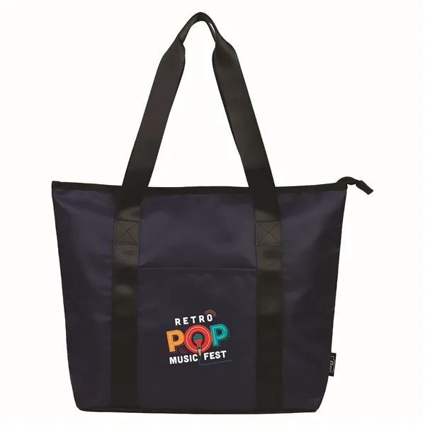 Sustainable RPET Tote with Zipper - Sustainable RPET Tote with Zipper - Image 11 of 15