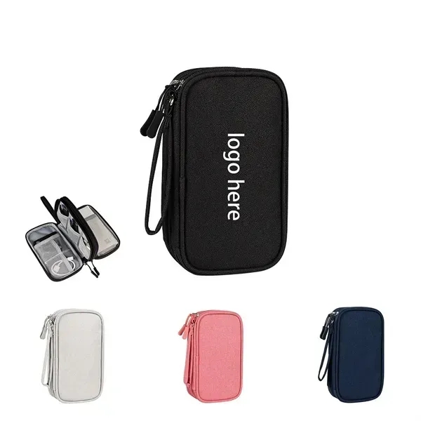 Travel Cable Organizer Pouch - Travel Cable Organizer Pouch - Image 0 of 5