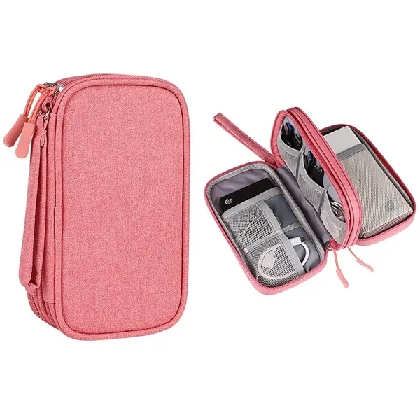 Travel Cable Organizer Pouch - Travel Cable Organizer Pouch - Image 4 of 5