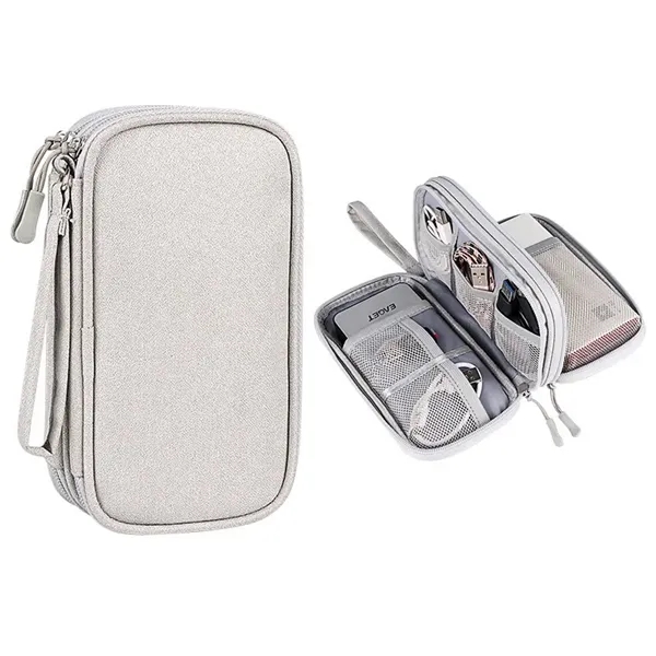 Travel Cable Organizer Pouch - Travel Cable Organizer Pouch - Image 5 of 5