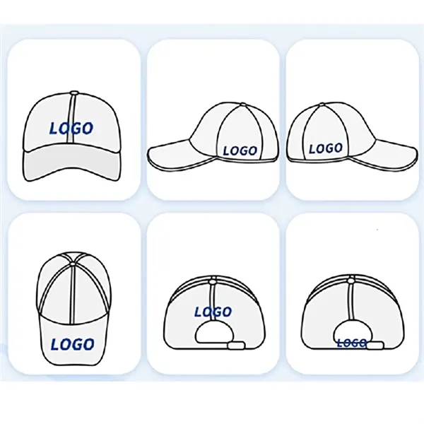 Sponge Mesh Custom Baseball Hat Color Matching Duckbill Cap - Sponge Mesh Custom Baseball Hat Color Matching Duckbill Cap - Image 4 of 4