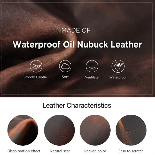 Genuine Leather Wireless Charging Mouse Pad with Wrist Rest - Genuine Leather Wireless Charging Mouse Pad with Wrist Rest - Image 2 of 12