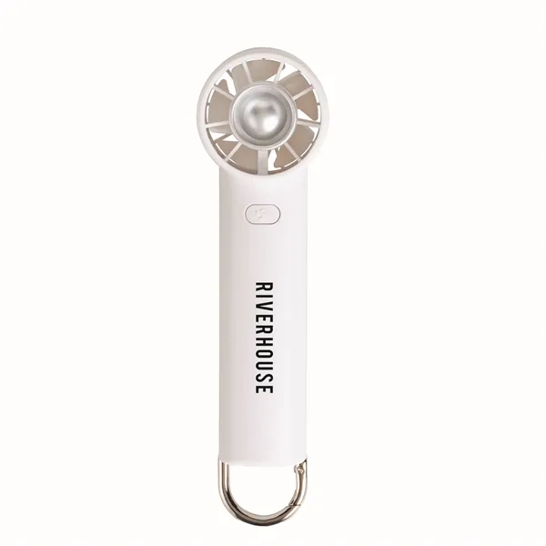 USB Rechargeable Handheld Fan With Clip - USB Rechargeable Handheld Fan With Clip - Image 0 of 2