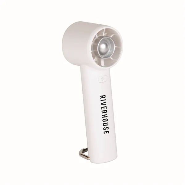 USB Rechargeable Handheld Fan With Clip - USB Rechargeable Handheld Fan With Clip - Image 1 of 2
