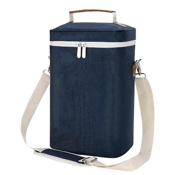 4-Bottle Insulated Wine Tote Carrier - 4-Bottle Insulated Wine Tote Carrier - Image 1 of 4