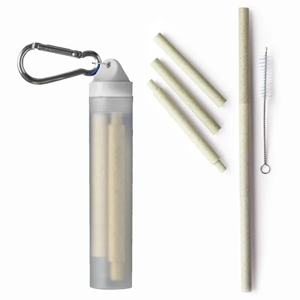 Wheat Straw Plastic Keychain Set - Wheat Straw Plastic Keychain Set - Image 2 of 2