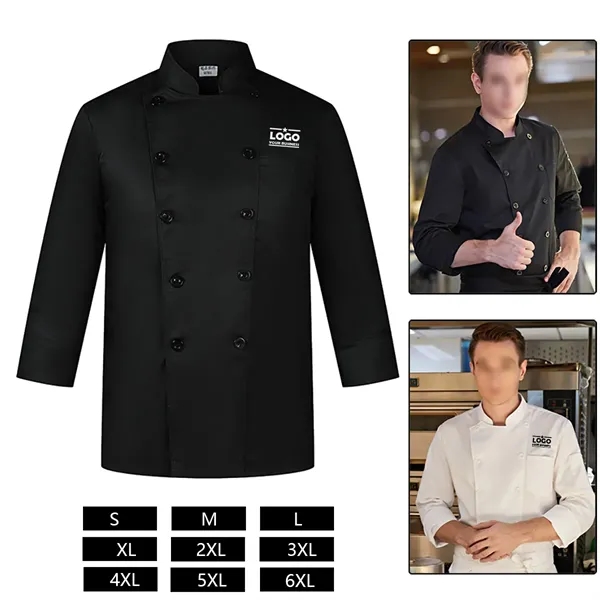 Long Sleeve Chef Coat - Long Sleeve Chef Coat - Image 0 of 3