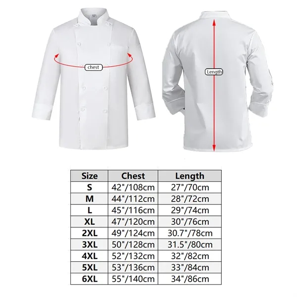 Long Sleeve Chef Coat - Long Sleeve Chef Coat - Image 1 of 3