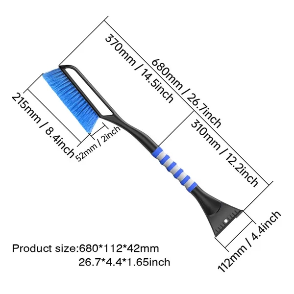 Car Windshield Detachable Snow Scrapers with Ergonomic Foam - Car Windshield Detachable Snow Scrapers with Ergonomic Foam - Image 1 of 2