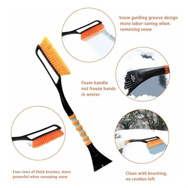 Car Windshield Detachable Snow Scrapers with Ergonomic Foam - Car Windshield Detachable Snow Scrapers with Ergonomic Foam - Image 2 of 2