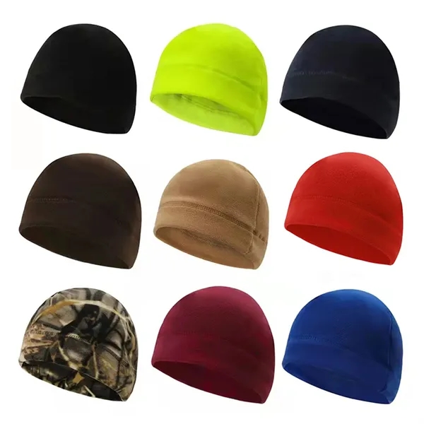 Tactical Fleece Cap Youth Mens Winter Warming Beanie Hat - Tactical Fleece Cap Youth Mens Winter Warming Beanie Hat - Image 1 of 2