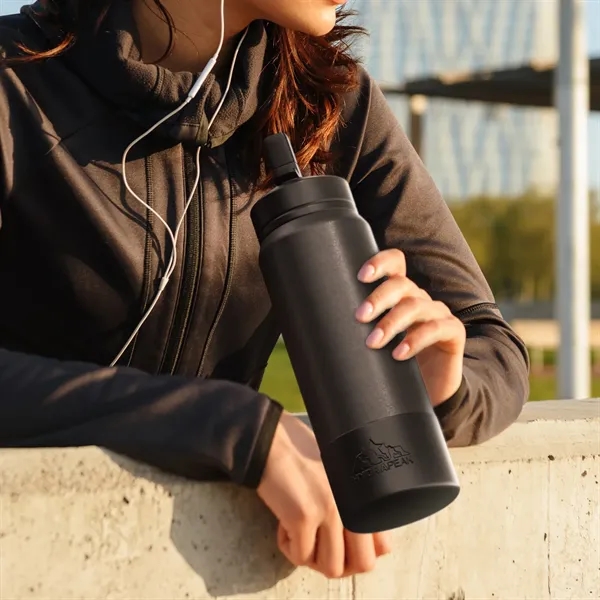 26 Oz. Sport Boot Insulated Water Bottle w/Straw Lid - 26 Oz. Sport Boot Insulated Water Bottle w/Straw Lid - Image 24 of 25