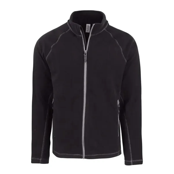 Clique Powder Fleece Full Zip Mens Jacket - Clique Powder Fleece Full Zip Mens Jacket - Image 1 of 9