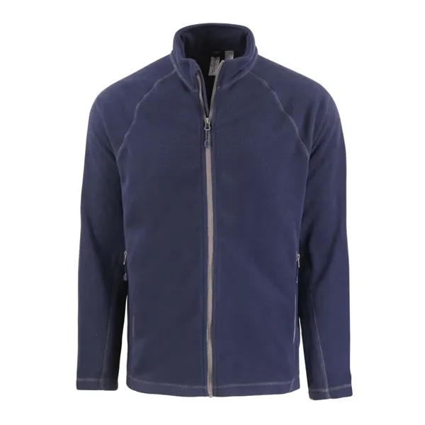 Clique Powder Fleece Full Zip Mens Jacket - Clique Powder Fleece Full Zip Mens Jacket - Image 2 of 9