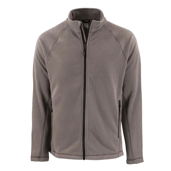 Clique Powder Fleece Full Zip Mens Jacket - Clique Powder Fleece Full Zip Mens Jacket - Image 3 of 9