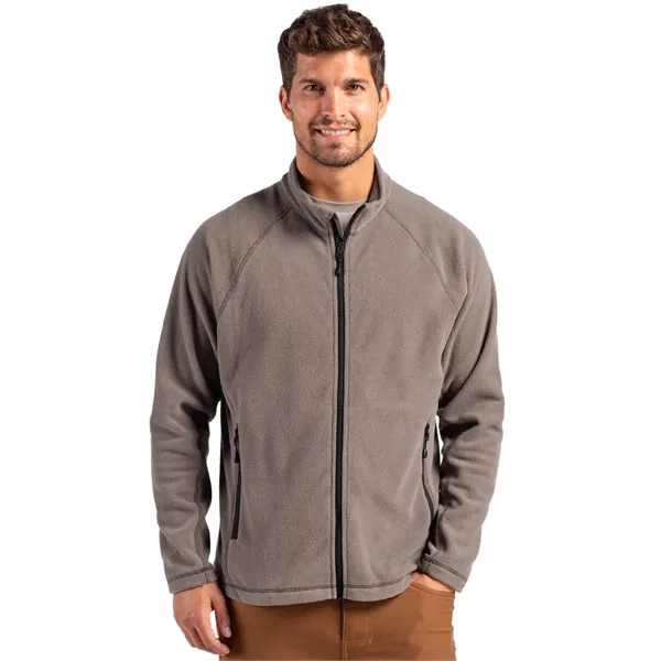 Clique Powder Fleece Full Zip Mens Jacket - Clique Powder Fleece Full Zip Mens Jacket - Image 7 of 9