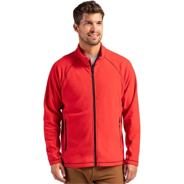 Clique Powder Fleece Full Zip Mens Jacket - Clique Powder Fleece Full Zip Mens Jacket - Image 8 of 9