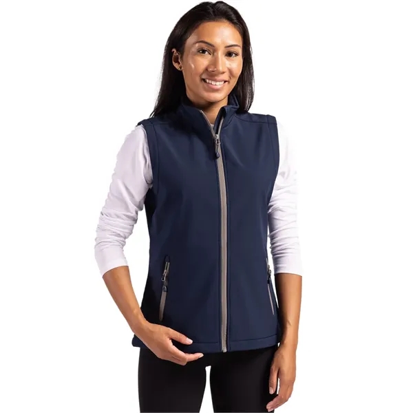 Clique Tempo Stretch Full Zip Womens Softshell Vest - Clique Tempo Stretch Full Zip Womens Softshell Vest - Image 6 of 9