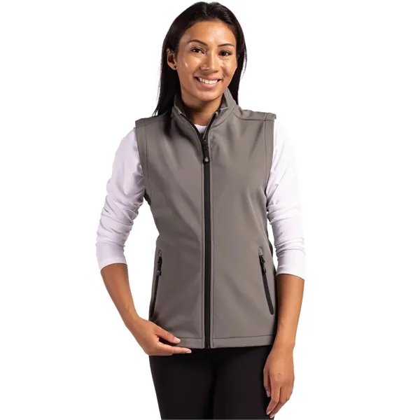 Clique Tempo Eco Stretch Full Zip Womens Softshell Vest - Clique Tempo Eco Stretch Full Zip Womens Softshell Vest - Image 7 of 9