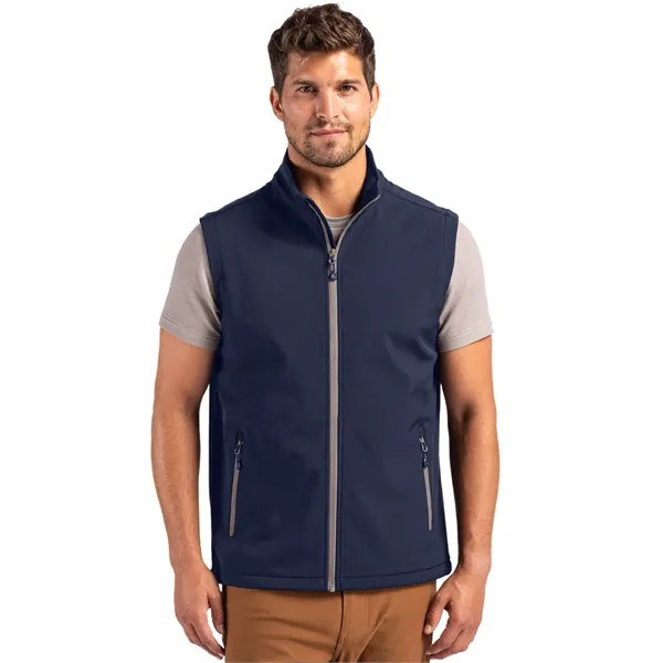 Clique Tempo Eco Stretch Full Zip Mens Softshell Vest - Clique Tempo Eco Stretch Full Zip Mens Softshell Vest - Image 6 of 9