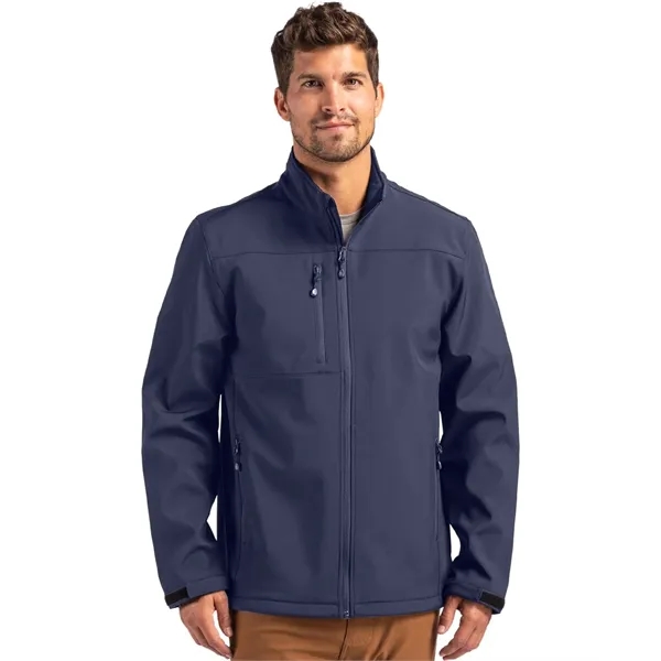 Clique Tempest Waterproof Full Zip Mens Softshell Jacket - Clique Tempest Waterproof Full Zip Mens Softshell Jacket - Image 7 of 11