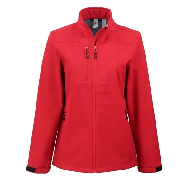 Clique Tempest Waterproof Full Zip Womens Softshell Jacket - Clique Tempest Waterproof Full Zip Womens Softshell Jacket - Image 4 of 10