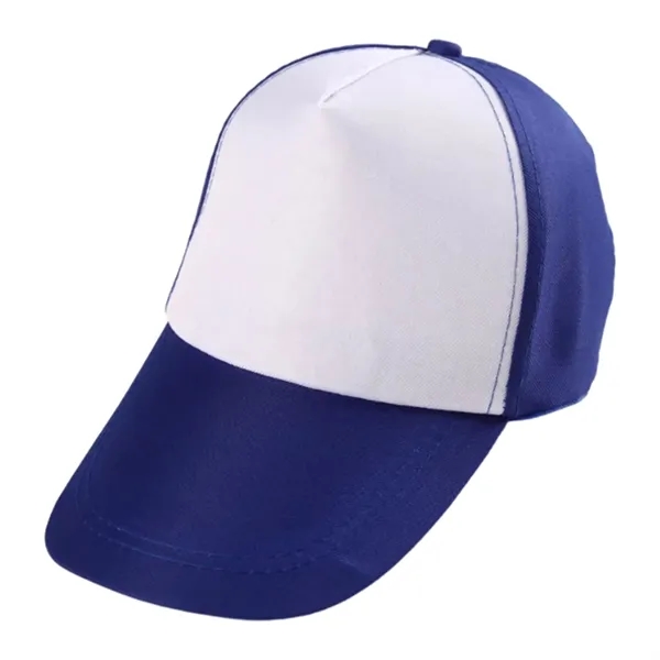 5 Panel Adjustable Two-Tone Cotton Baseball Cap - 5 Panel Adjustable Two-Tone Cotton Baseball Cap - Image 1 of 7