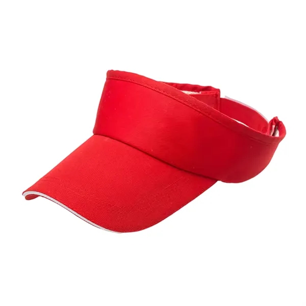 Adjustable Cotton Sun Visor Cap - Adjustable Cotton Sun Visor Cap - Image 0 of 9