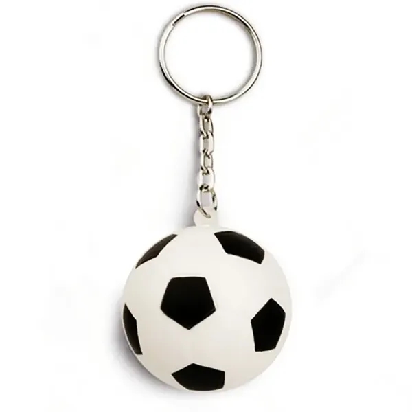 Soccer Keychains Stress Ball For School Carnival Reward - Soccer Keychains Stress Ball For School Carnival Reward - Image 3 of 6