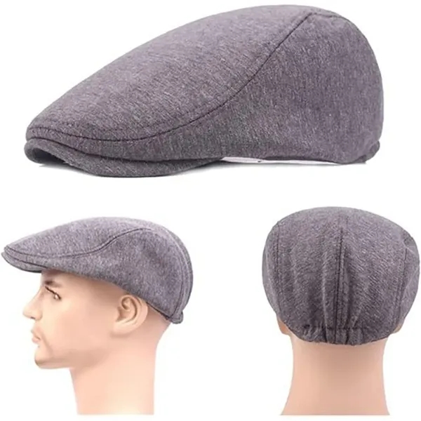 Cotton Flat Cap - Cotton Flat Cap - Image 1 of 4