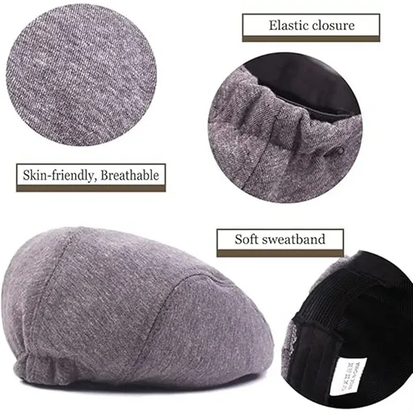 Cotton Flat Cap - Cotton Flat Cap - Image 2 of 4