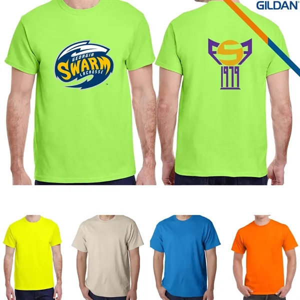 Gildan® 5.3 OZ. 100% Cotton Gusti Adult T-Shirts - Gildan® 5.3 OZ. 100% Cotton Gusti Adult T-Shirts - Image 1 of 10