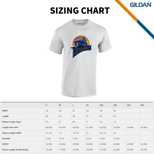 Gildan® 5.3 OZ. 100% Cotton Gusti Adult T-Shirts - Gildan® 5.3 OZ. 100% Cotton Gusti Adult T-Shirts - Image 2 of 10