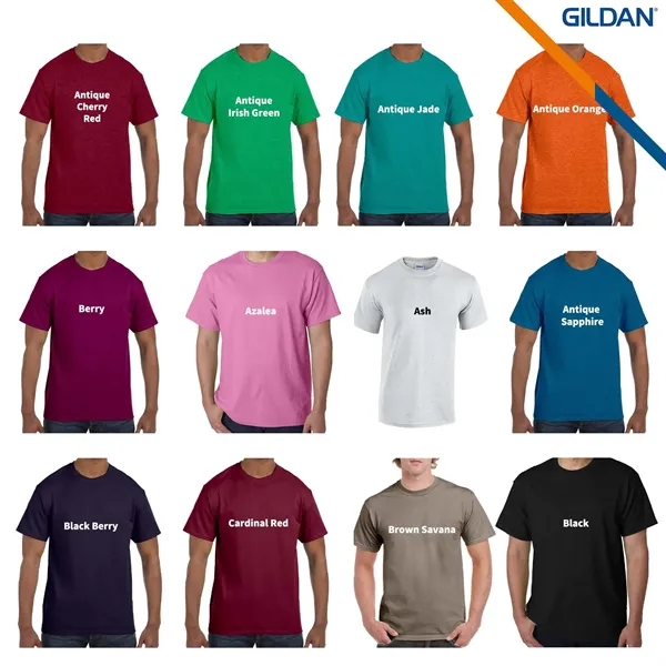 Gildan® 5.3 OZ. 100% Cotton Gusti Adult T-Shirts - Gildan® 5.3 OZ. 100% Cotton Gusti Adult T-Shirts - Image 3 of 10
