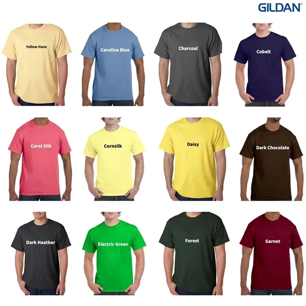 Gildan® 5.3 OZ. 100% Cotton Gusti Adult T-Shirts - Gildan® 5.3 OZ. 100% Cotton Gusti Adult T-Shirts - Image 5 of 10